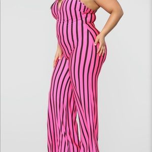 BNWT Fashion Nova Sassy Attitude Jumpsuit sz 2x